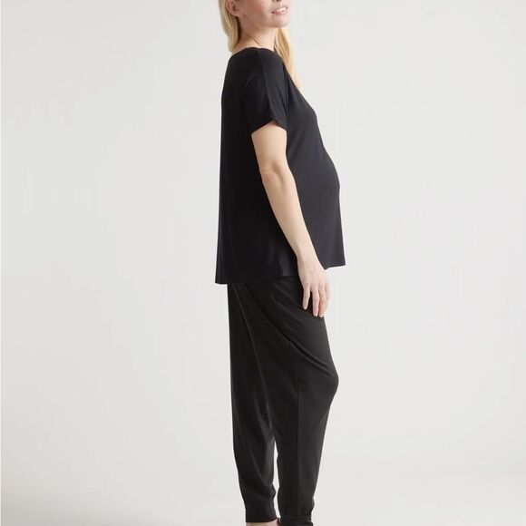 Quince Striped Women's Tops 2 pack Black/White size L NWT in packaging - Picture 9 of 16